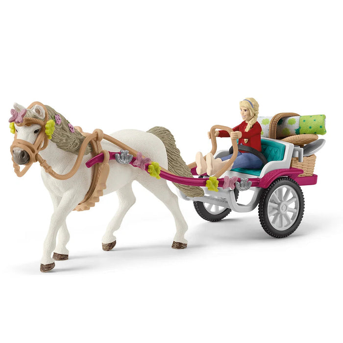 Schleich 42467 Ponikärryt ja piknik leikkisetti