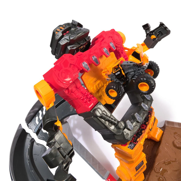 Monster Jam 1:64 Smash & Bash Smashbot stuntti setti