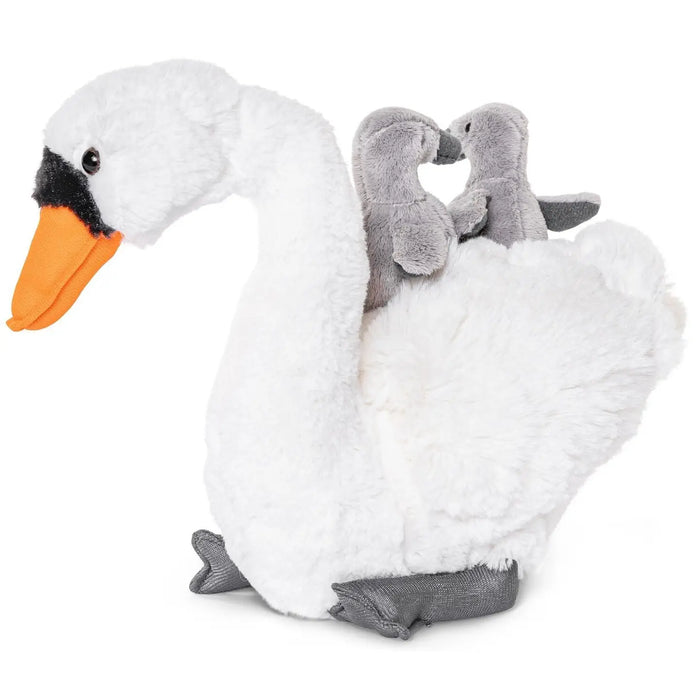 Joutsen ja poikaset pehmolelu 28cm