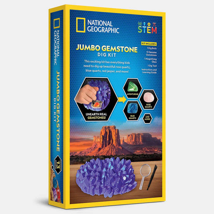National Geographic Jumbo Gemstone kivi tutkimus setti