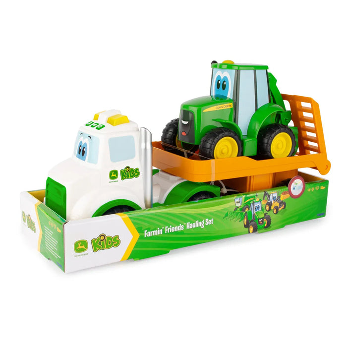 John Deere Traktori ja Kuljetusrekka äänillä ja valoilla 18kk+