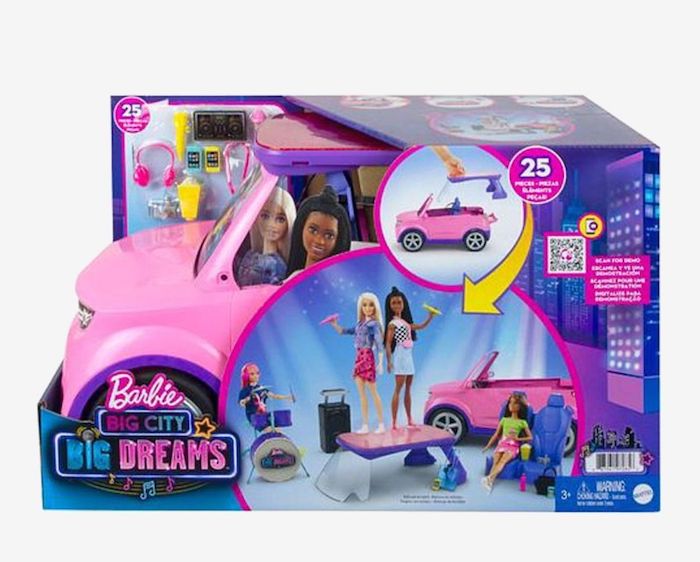 Barbie Big City Big Dreams Auto ja esiintymislava