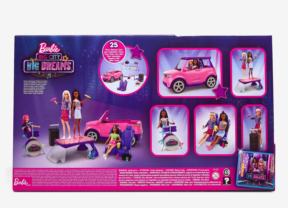 Barbie Big City Big Dreams Auto ja esiintymislava