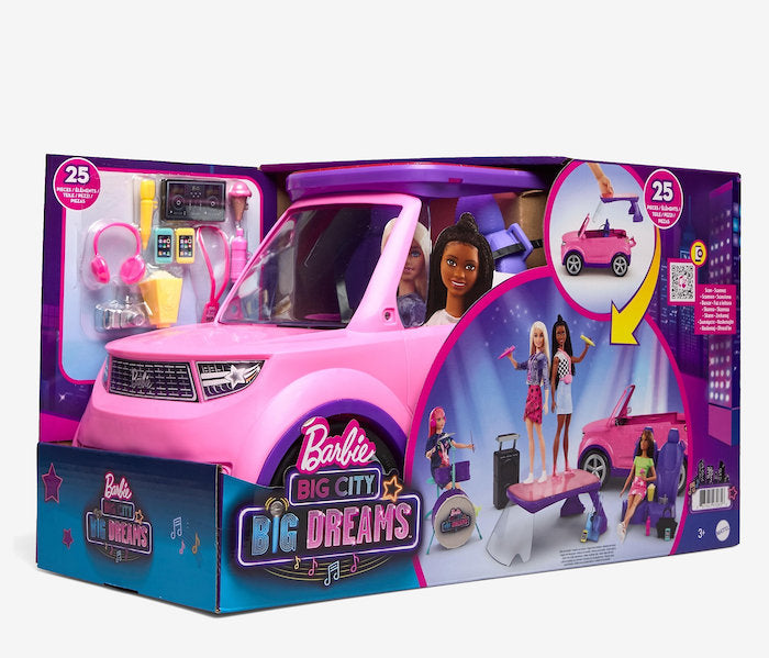 Barbie Big City Big Dreams Auto ja esiintymislava