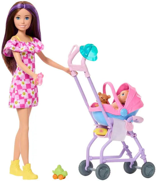 Barbie Skipper Babysitter Lastenhoitaja ja rattaat