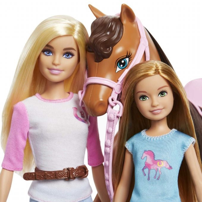 Barbie Hevonen ja nuket 2kpl -leikkisetti