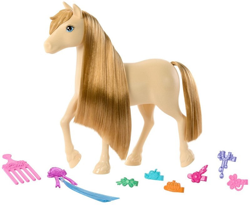 Barbie poni Tornado ja tarvikkeet