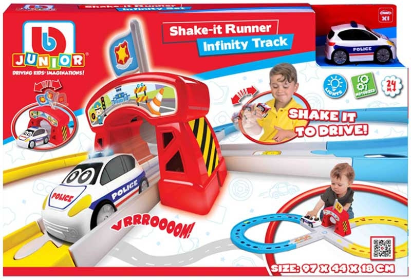 BB Junior Shake-It Runner Autorata ja Pelastusauto 24kk+