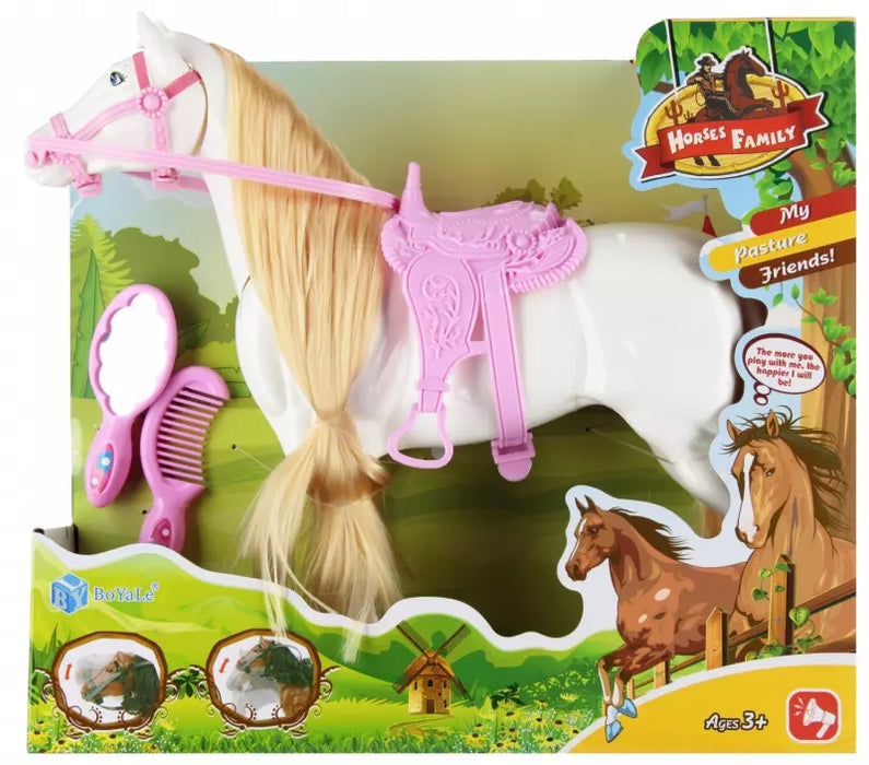 Mega Creative Hevonen + varusteet