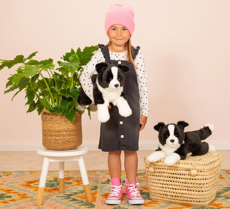 Teddy Hermann Border Collie koira pehmolelu 45cm