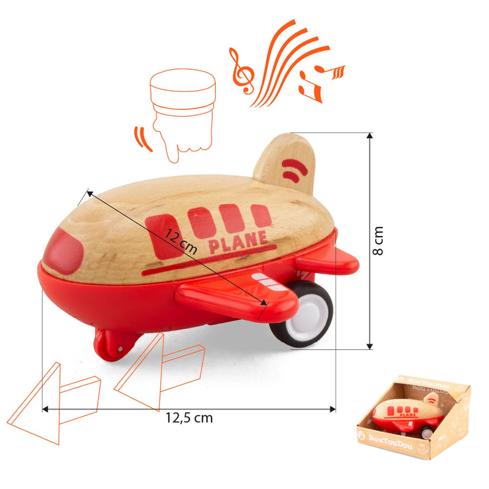 Lentokone äänillä ja pull back toiminnolla