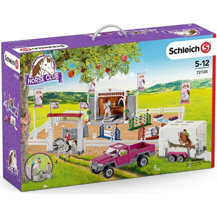 Schleich 72105 Suuri hevoskilpailu ja Pick-up hevostraileri - Erikoiserä!