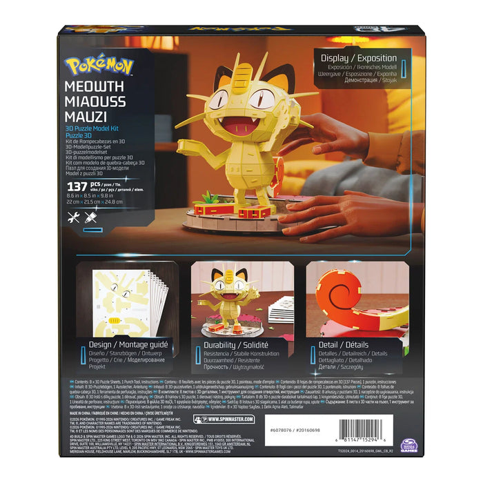 Pokemon Meowth 4D palapeli