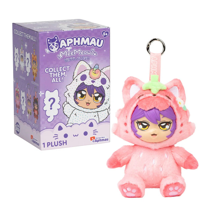 Aphmau MeeMeows Plush Bag Charm yllätys hahmo 15cm