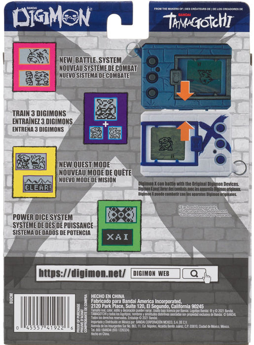 Digimon X Monsteri virtuaalilemmikki - valko/sininen