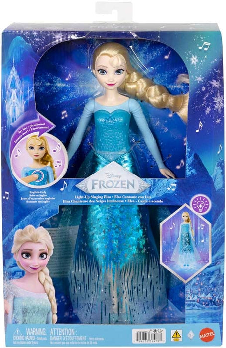 Disney Prinsessa Frozen laulava Elsa nukke valotoiminnolla