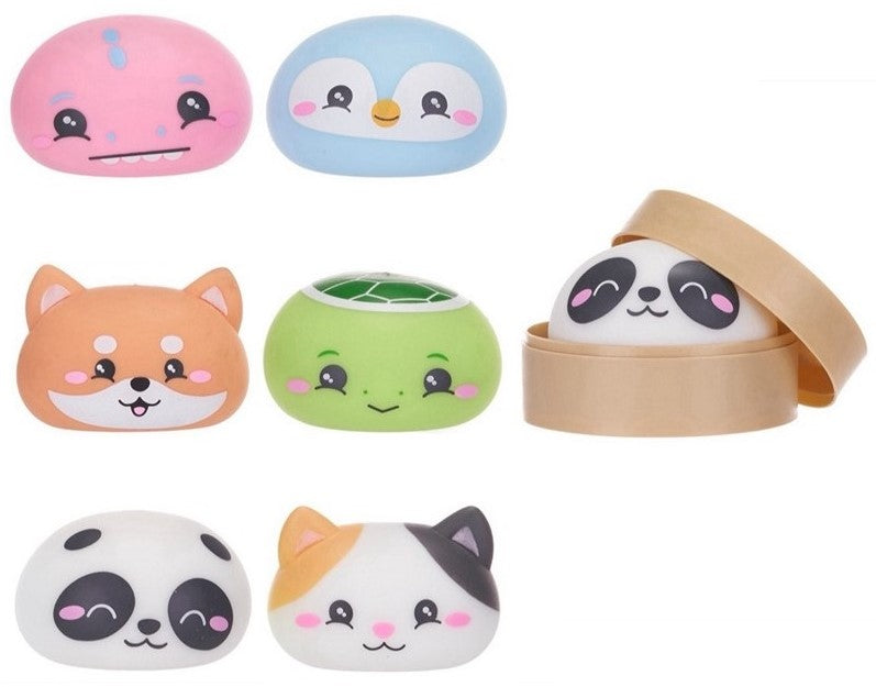 Kawaii Kuties Squishy Dumpling 8,5cm yllätys fidget