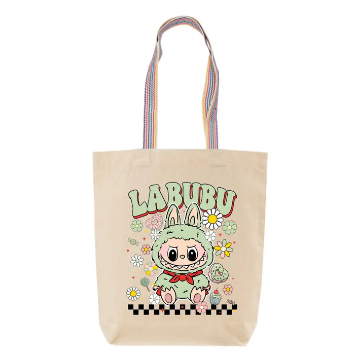 Labubu vihreä monsteri kassi