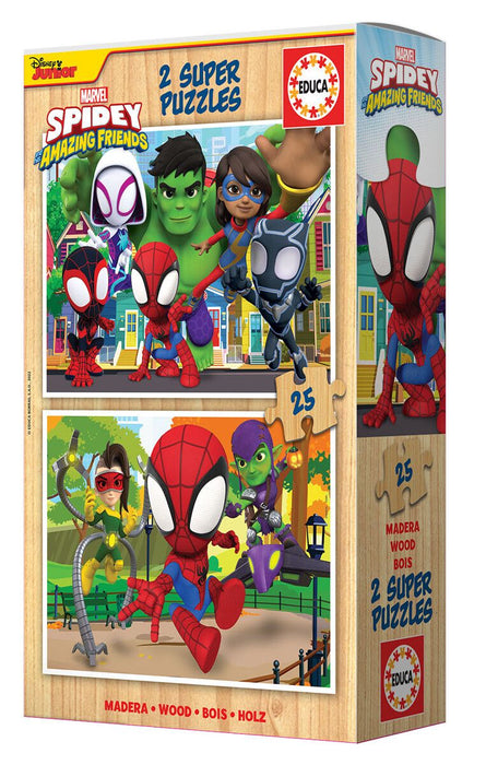 Educa Spidey palapeli, 2 x 25 palaa