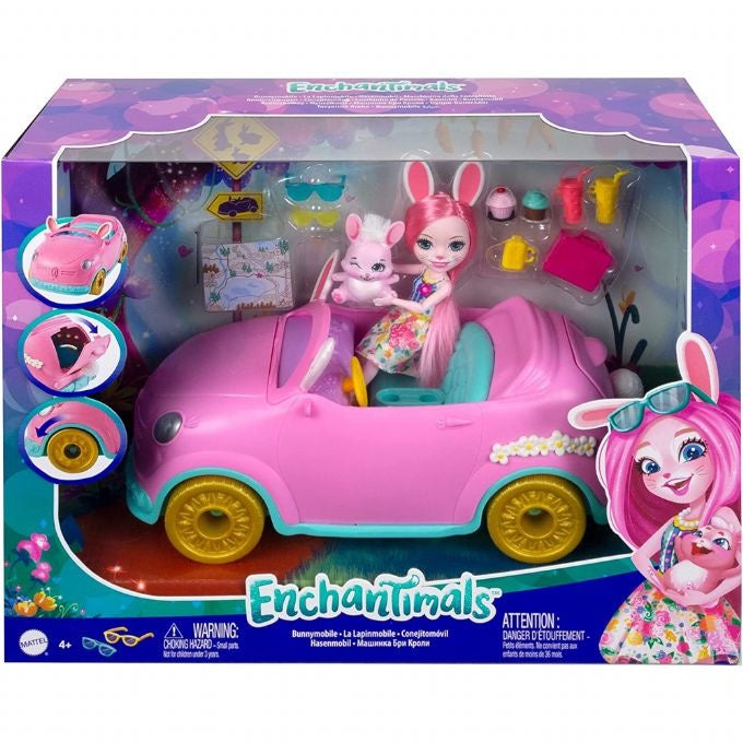 Enchantimals Bree Bunny ja auto leikkisetti
