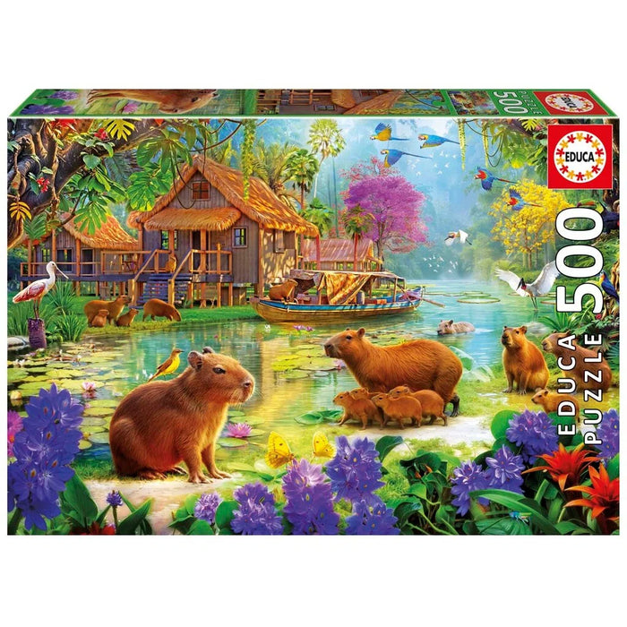 Educa Capybara kylä, 500 palaa