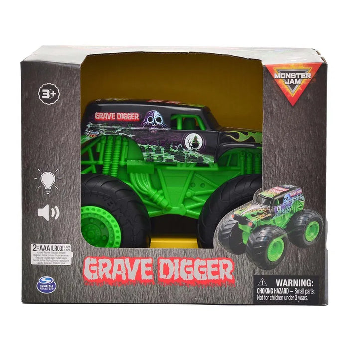 Monster Jam lights and sound Grave Digger auto 1:24