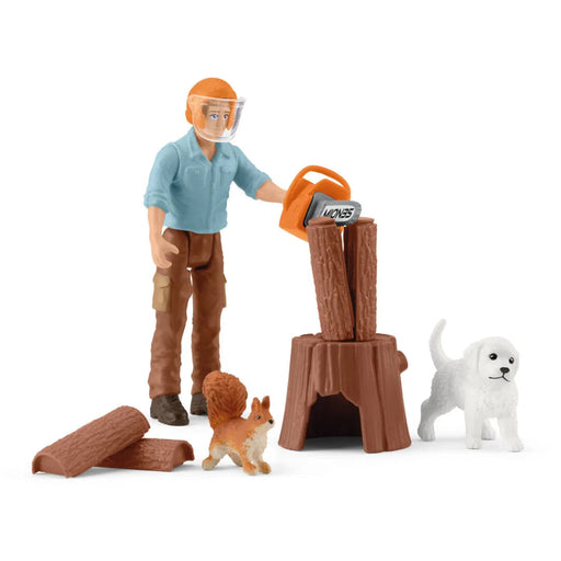 Schleich 81475 Pocket Set Puun kaato - Ennakkotilaus