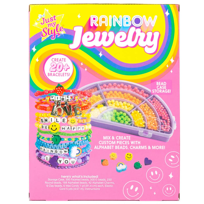 Just My Style Rainbow Jewelry koru askartelu pakkaus