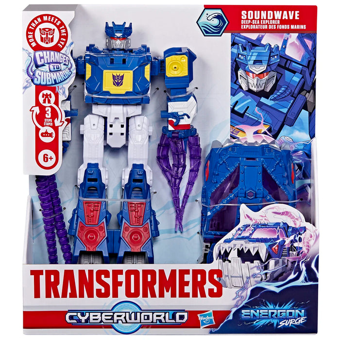 Transformers Cyberworld Soundwave Deep Sea Explorer 23cm