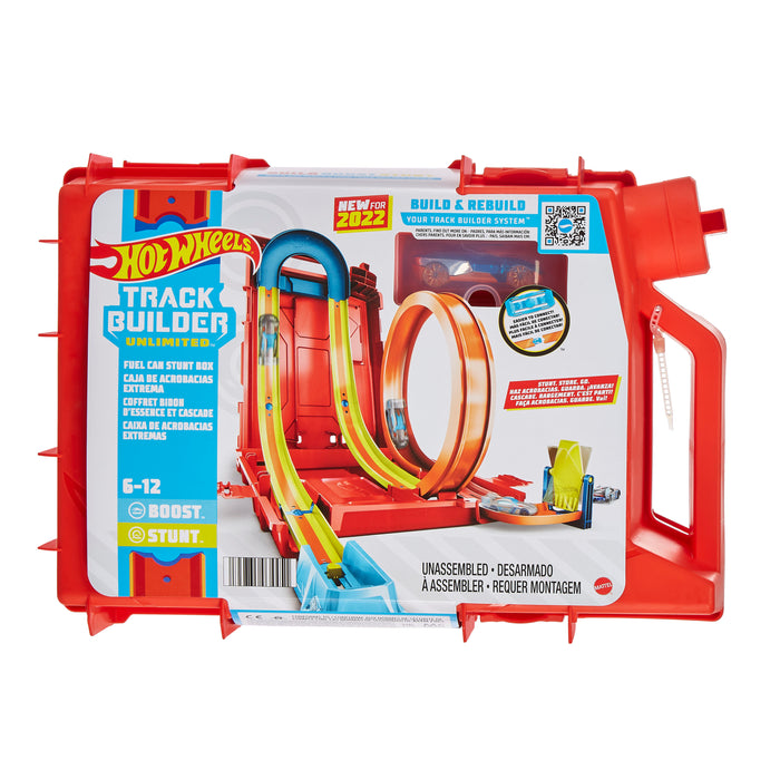 Hot Wheels Fuel Can Stunt Box autorata leikkisetti