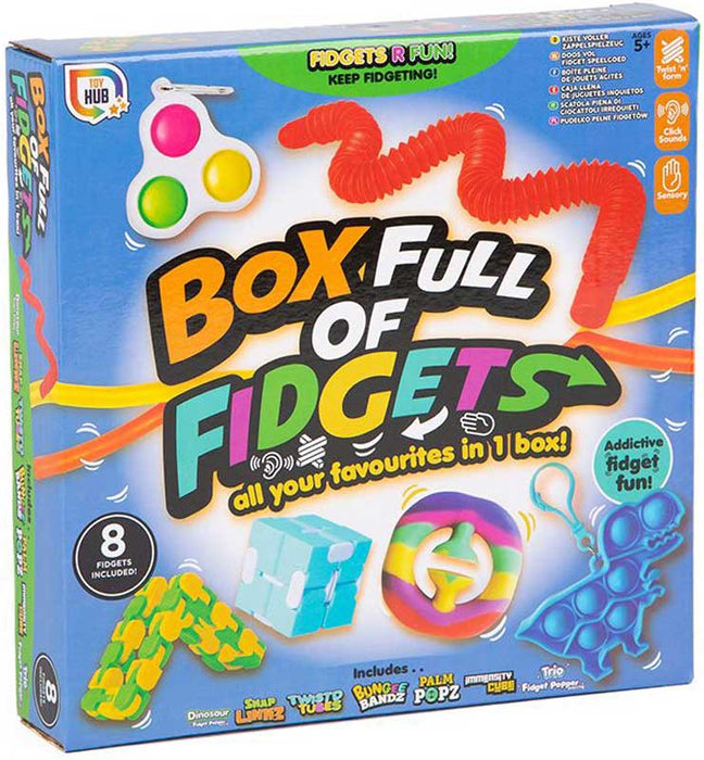 Fidget yllätyslaatikko - 8 erilaista lelua