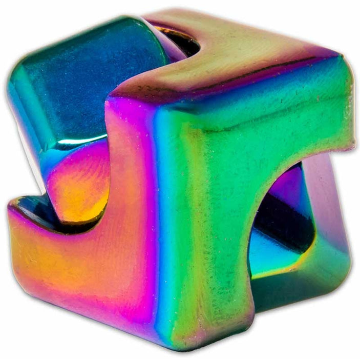 Fidgix metallic Cube fidget - sormissa pyöriteltävä kuutio