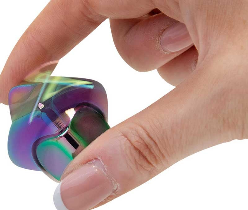 Fidgix metallic Cube fidget - sormissa pyöriteltävä kuutio