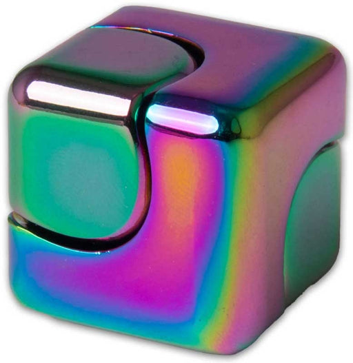 Fidgix metallic Cube fidget - sormissa pyöriteltävä kuutio