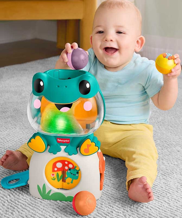 Fisher Price Sammakko ja pallot vauva lelu