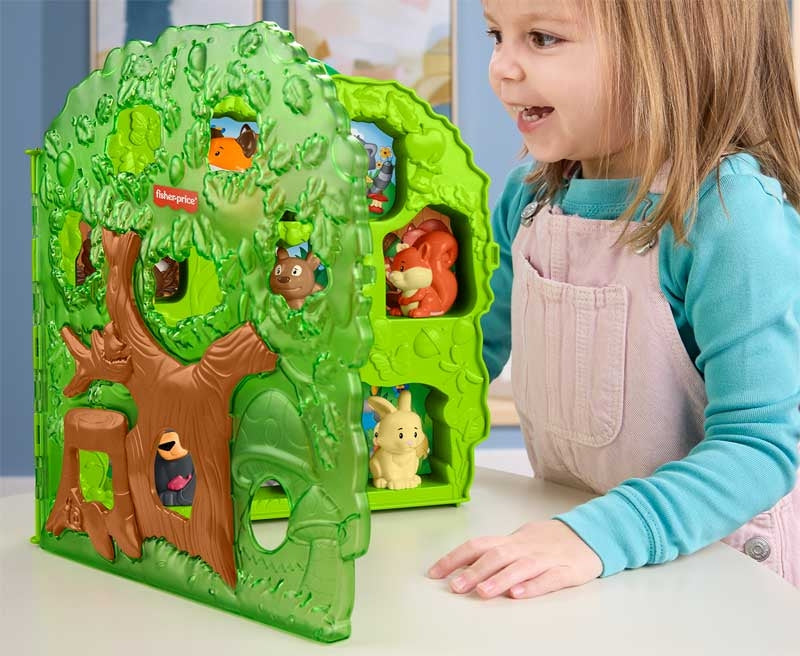 Fisher Price Little People metsäneläimet leikkisalkku