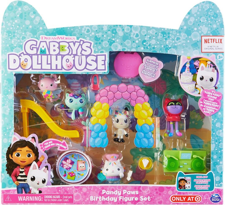 Gabbys Dollhouse Pandy Paws Birthday -leikkisetti