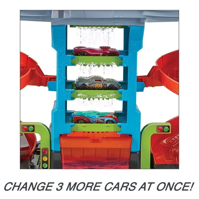 Hot Wheels City Mega Tower Car Wash auto leikkisetti