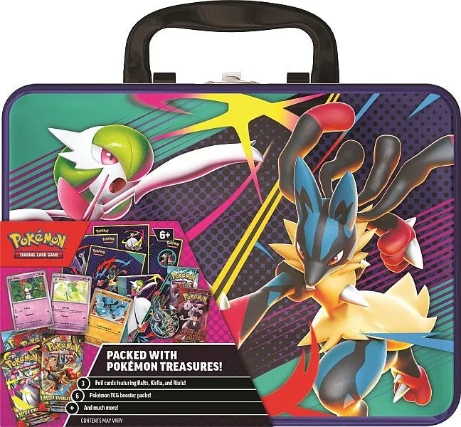 Pokemon Collector's Chest Gardevoir & Lucario -keräilykortit + salkku
