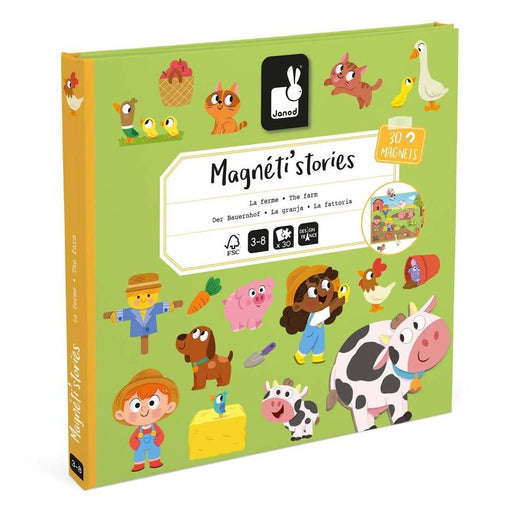 Janod Magneettileikki kirja - Maatilalla