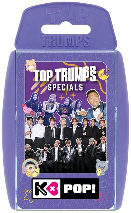 K-Pop Top Trumps Specials pelikortit