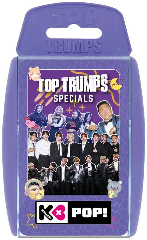 K-Pop Top Trumps Specials pelikortit