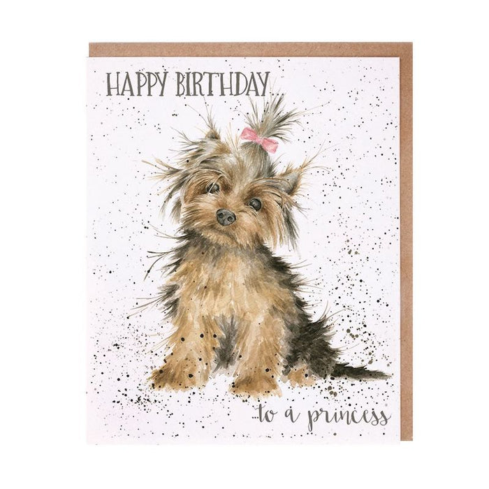 Wrendale Designs Birthday Princess - 2 osainen syntymäpäivä kortti