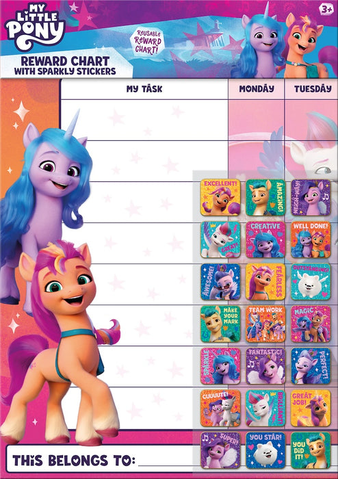 My Little Pony Palkintotaulu + tarrat