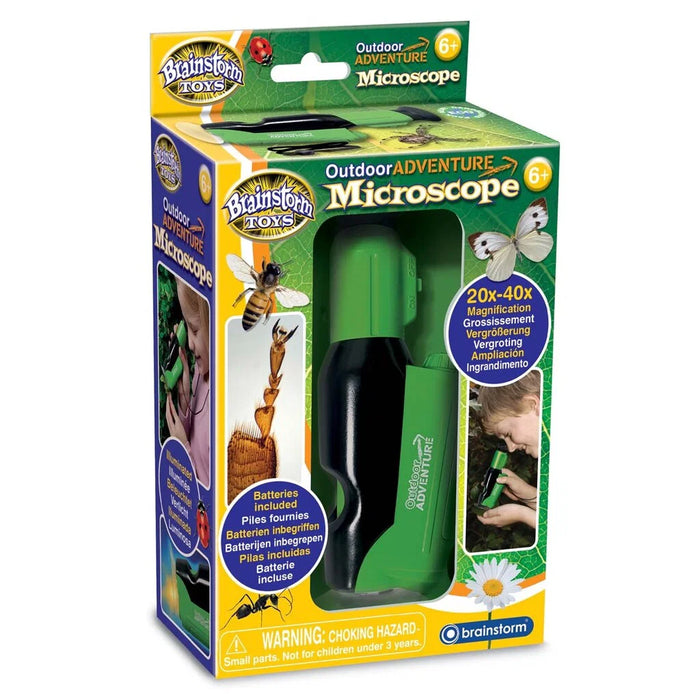 Brainstorm Outdoor Adventure lasten kannettava mikroskooppi