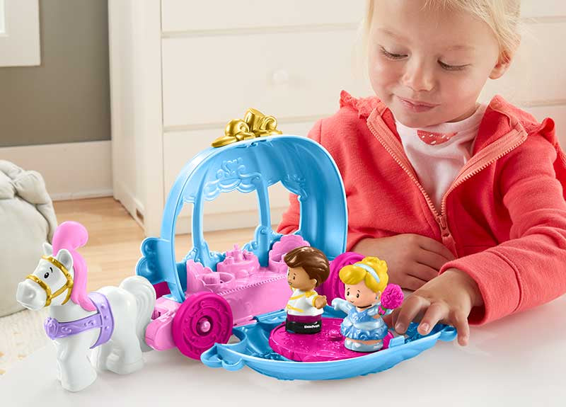 Fisher Price Little People Tuhkimon vaunut