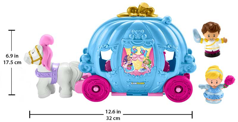 Fisher Price Little People Tuhkimon vaunut