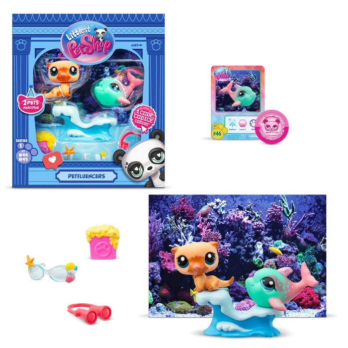 Littlest Pet Shop G7 Petfluenzer Aquarium Shel-fie Fun