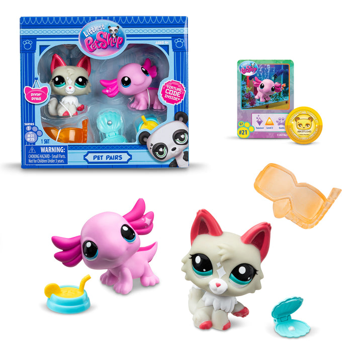 Littlest Pet Shop G7 Divin' Divas Pet Pair