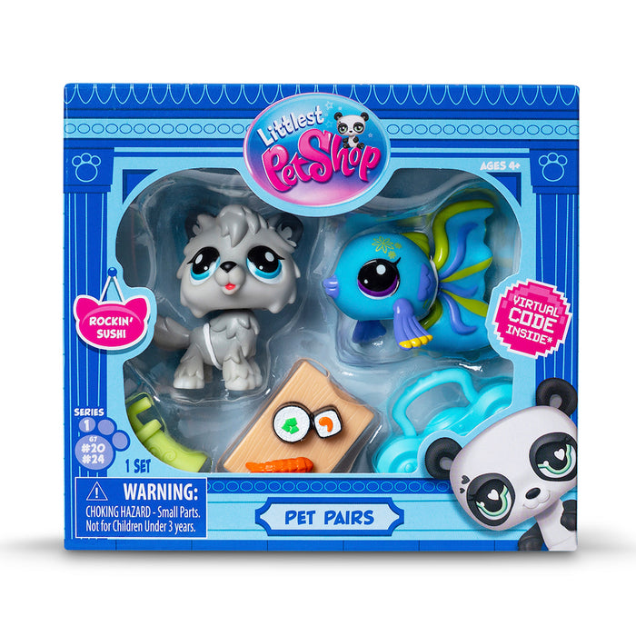 Littlest Pet Shop G7 Rockin' Sushi Pet Pair